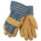 Revco 5Lp Grain Pigskin -- Multiblend Insulated Leather Palm Work Gloves, Black Stallion